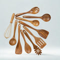 Acacia Chef's Essentials: 11-Piece Artisan Spoon & Spatula Set