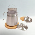 The Rivve 304 Stainless Steel Oil Filtration System with Multipurpose Basket