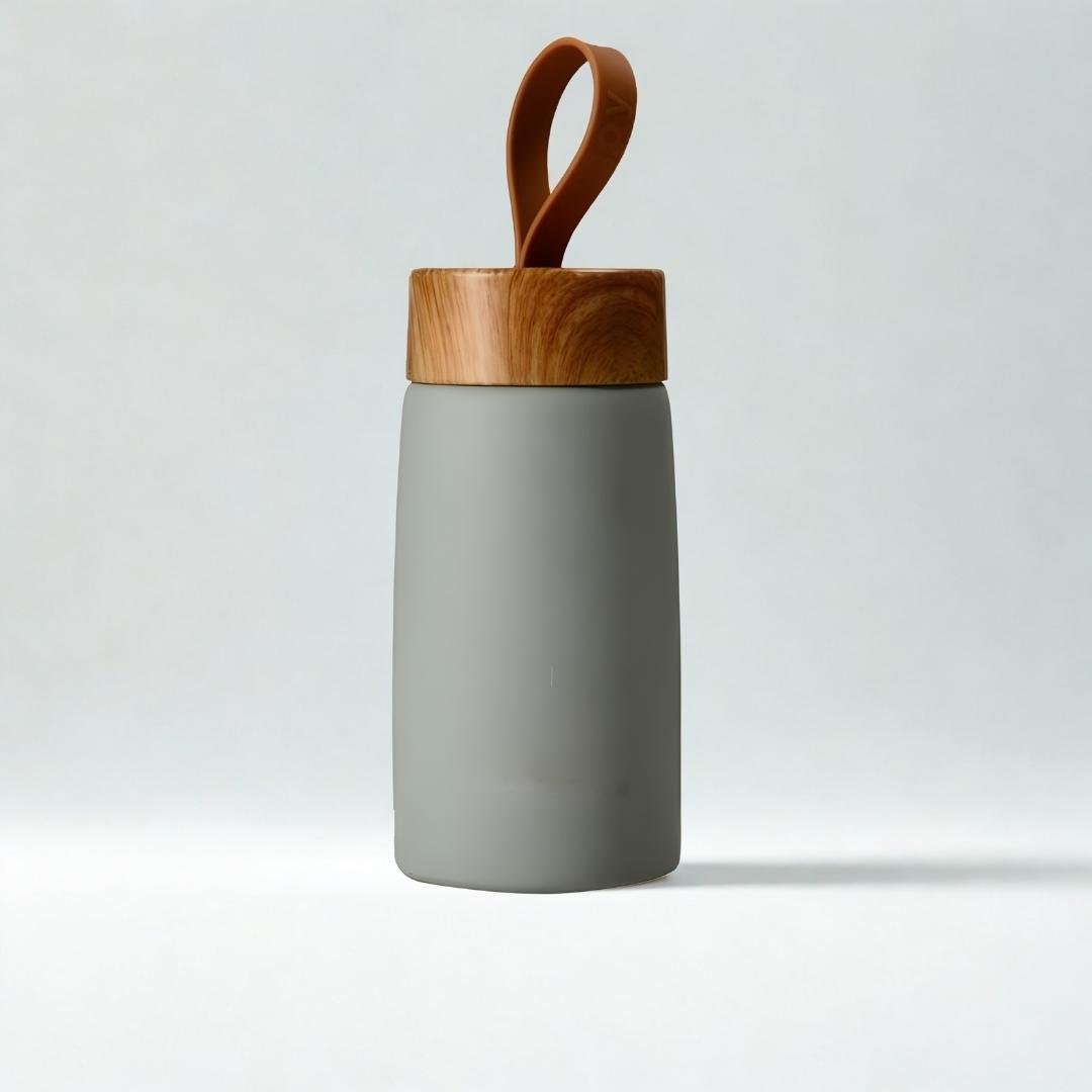 The Rivve Wood grain 304 stainless steel mug 280ml
