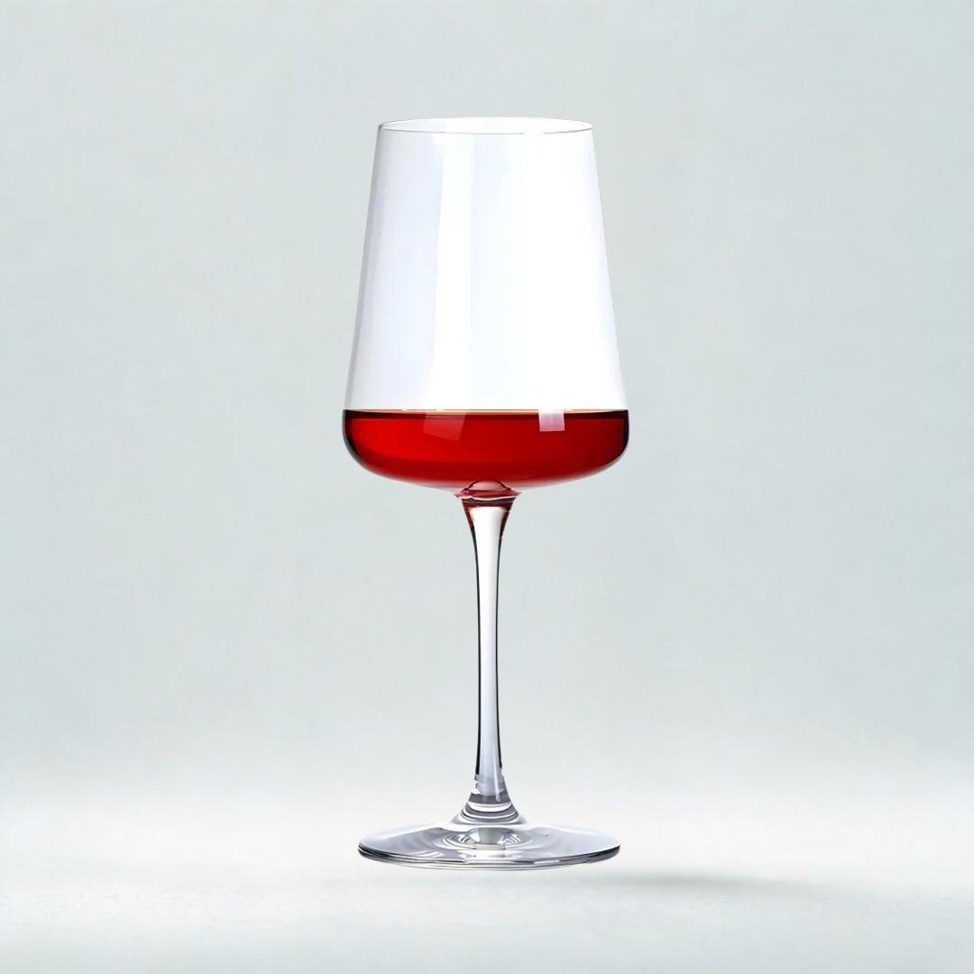The Rivve Sovereign Burgundy Crystal Goblet