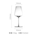 The Rivve Elegant Crystal Wine Glass for Events