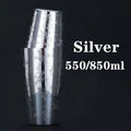 The Rivve 304 Stainless Steel Boston Cocktail Shaker with Design