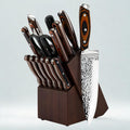 The Rivve 15-Piece Pro Stainless Steel Knife Set